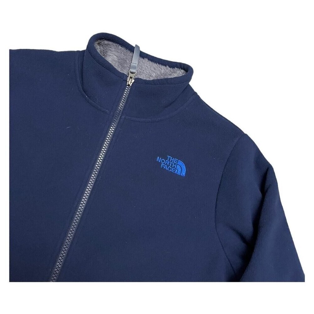 The North Face Jacket Fleece Faux Fur Lined Designer Outdoor Boys Large - Picture 3 of 5
